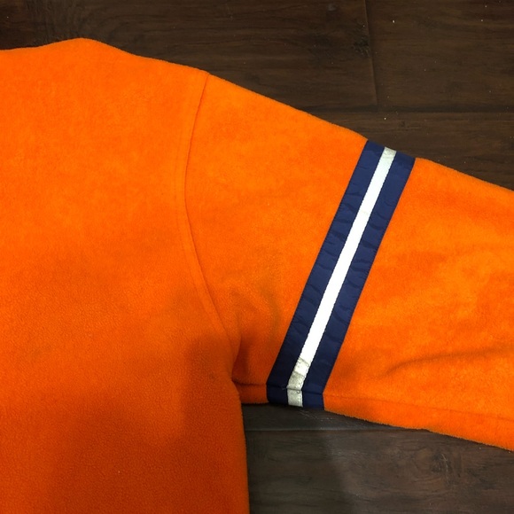 VTG Y2K  Champion NFL Denver Broncos Orange Jacket 3M Reflective Snoop Dogg XL - Picture 8 of 8